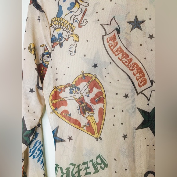 β¨Amazing Tattoo Lady | California Costumes π€β¨dress w/custom feather headpiece - Picture 5 of 15